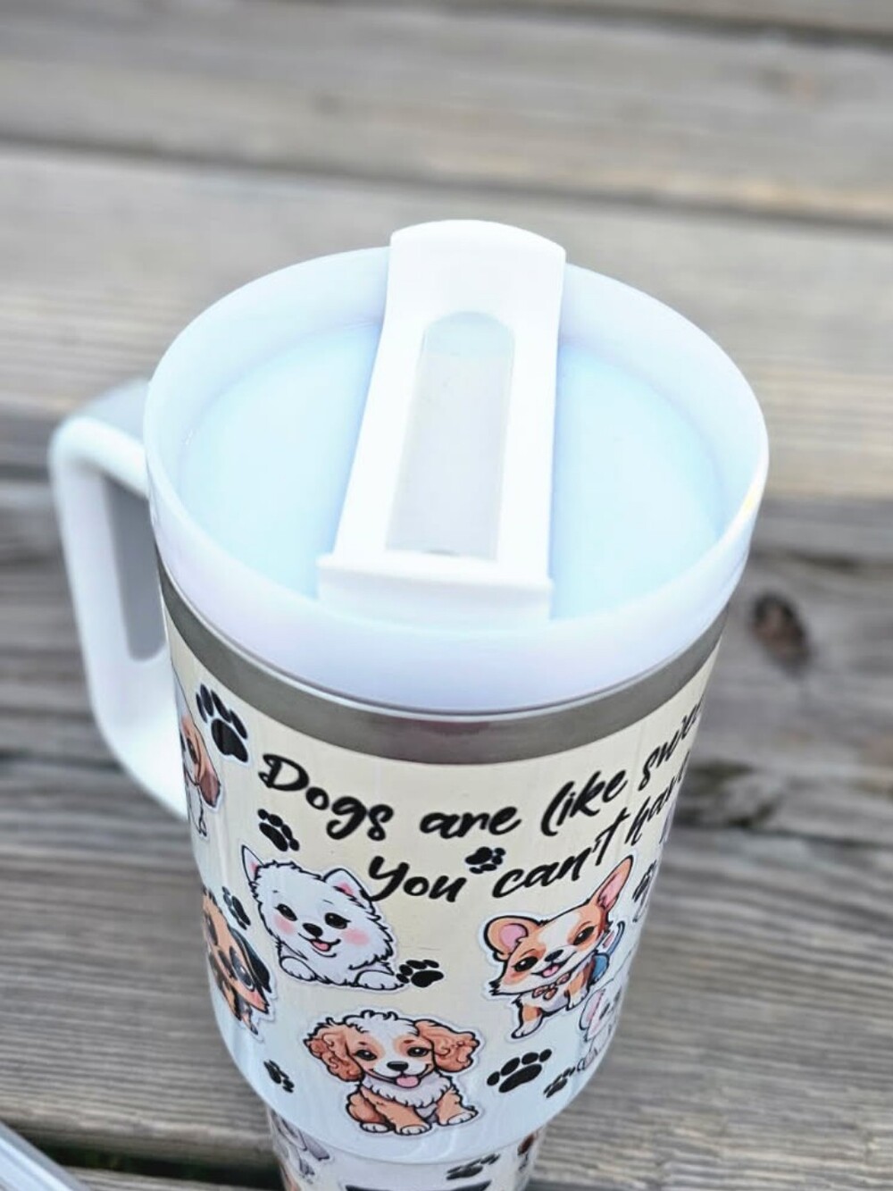 DOG LOVER INSULATED TUMBLER NWT 44OZ - Picture 3 of 3